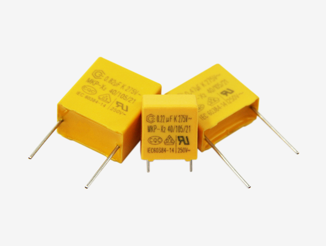 Fixed capacitor for interference suppression