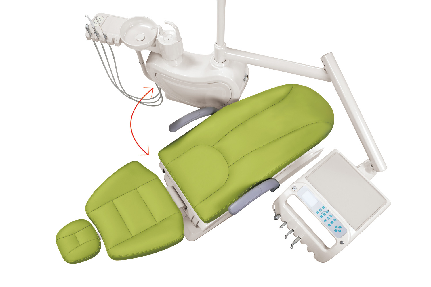 Oral comprehensive treatment table water disinfection