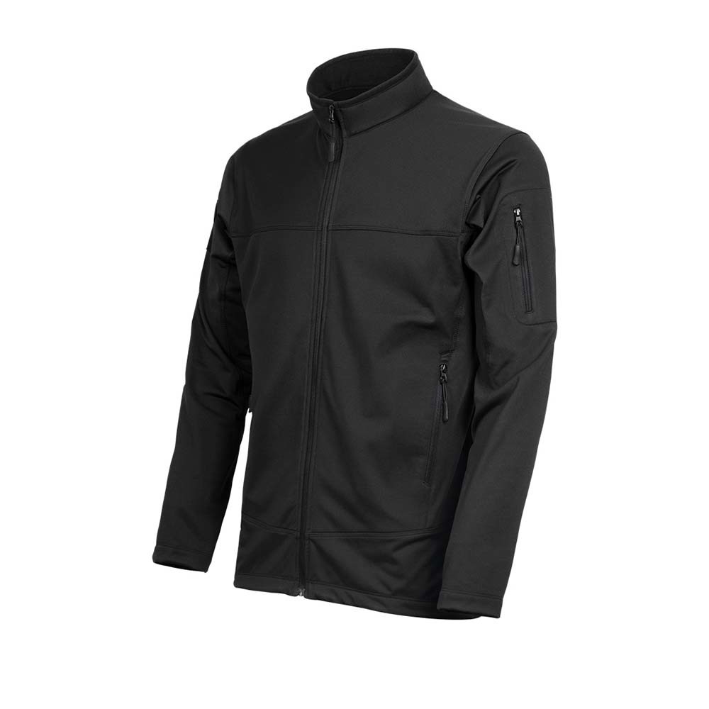 Black Lightweight Fleece Jacket