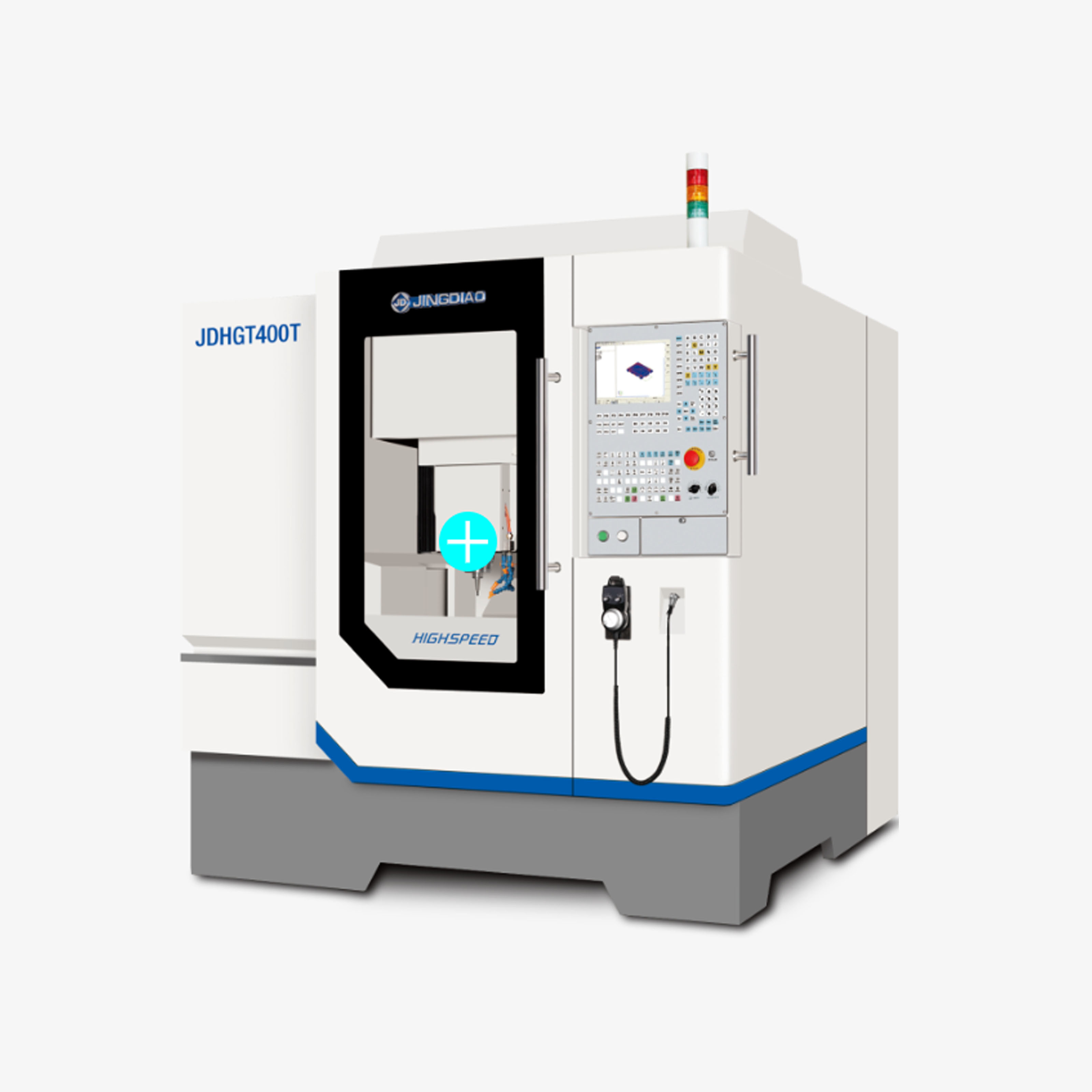 Three-axis high-speed machining center