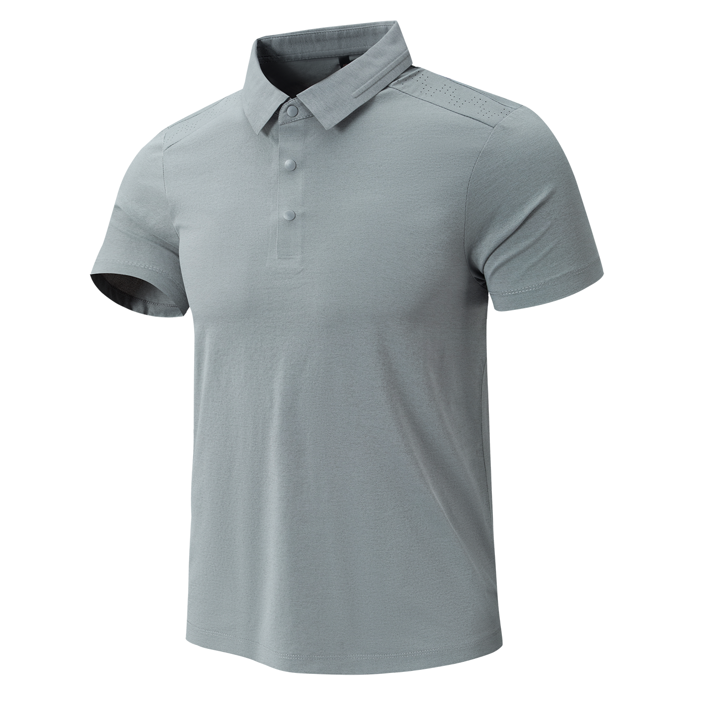 Men's Short-Sleeved Sports Quick-Drying Seamless T-Shirt Polo Shirt