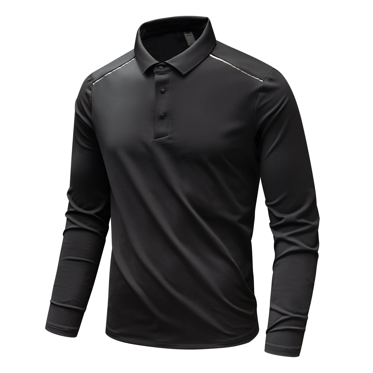 Ice silk long sleeve polo shirt - YM4WYA548