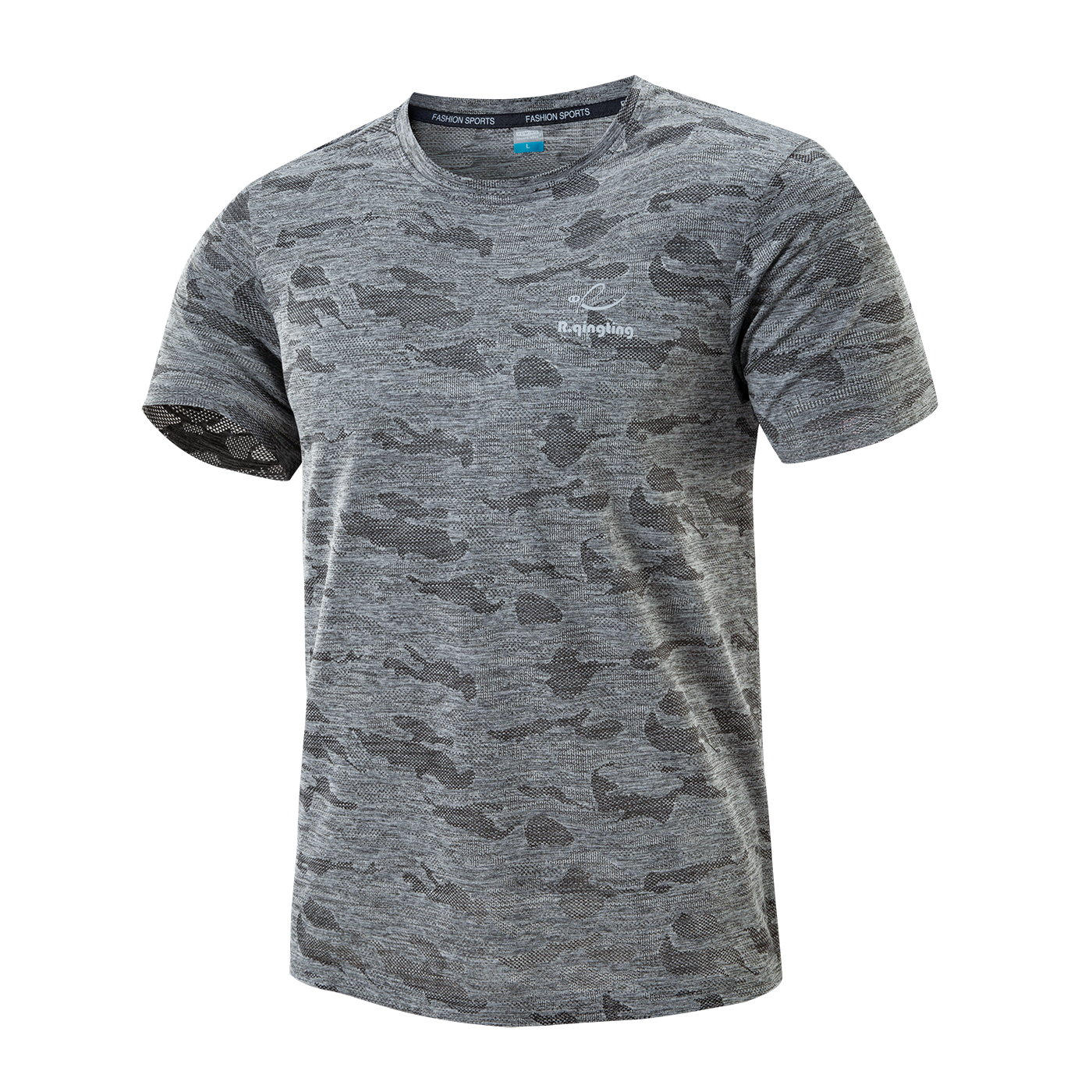Camiseta de manga corta de seda heladaYM4TXA202