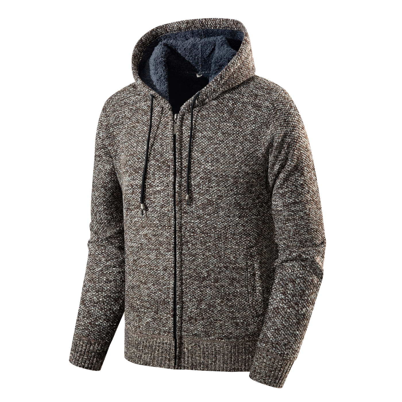 Men's hooded zipper sweatshirt sweatshirt