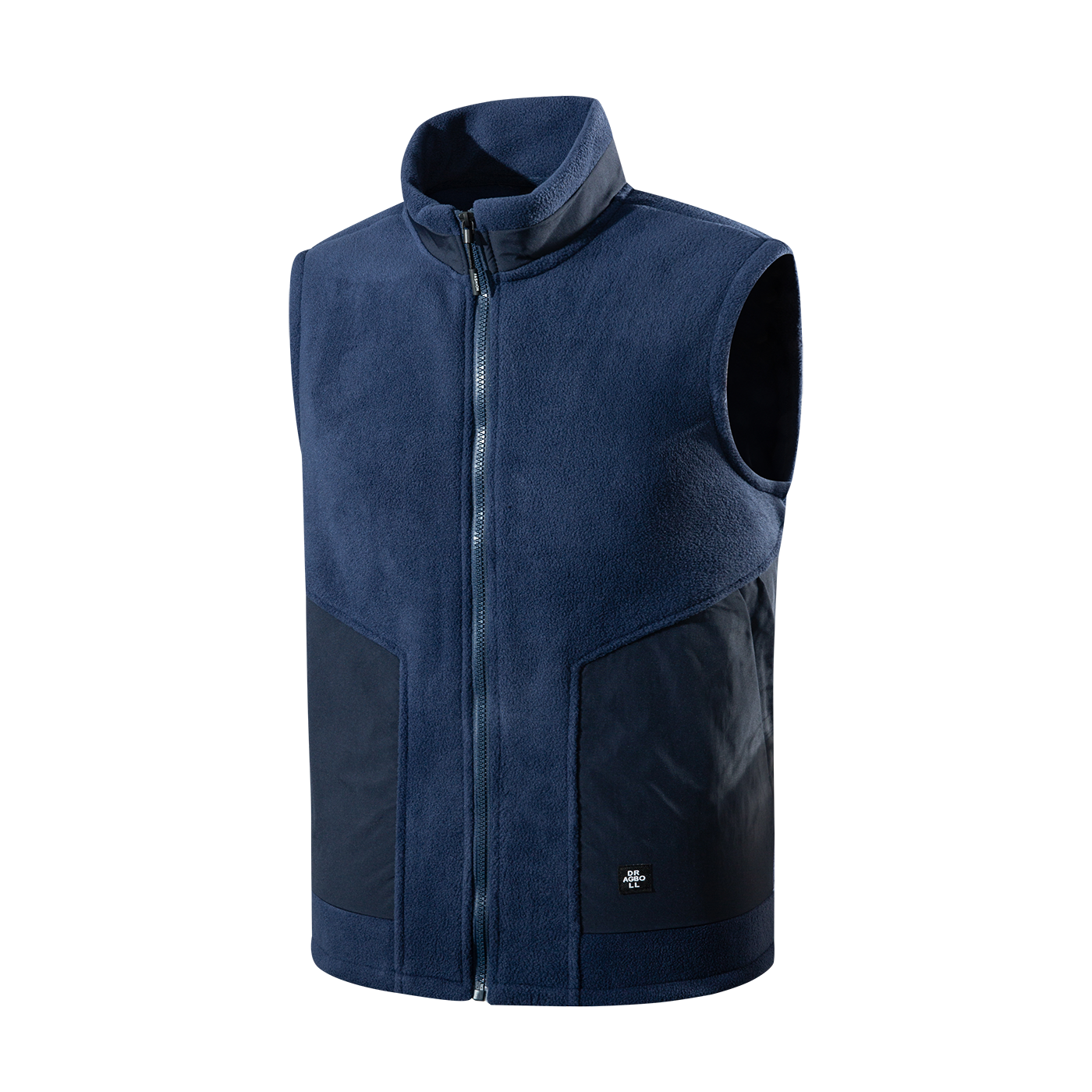 Men's standing collar rocking vest