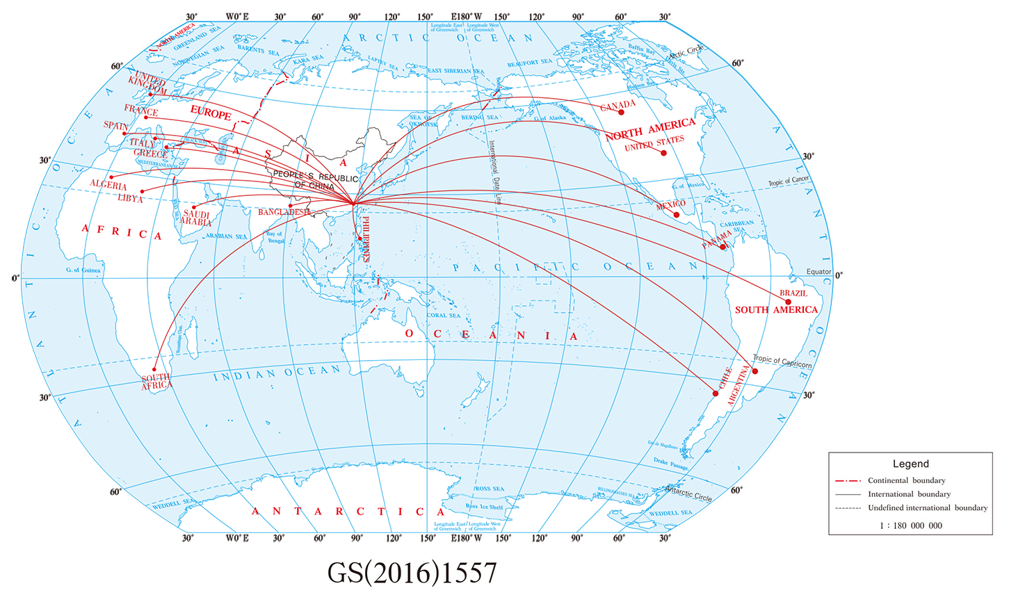 Company business distribution map Company business distribution map