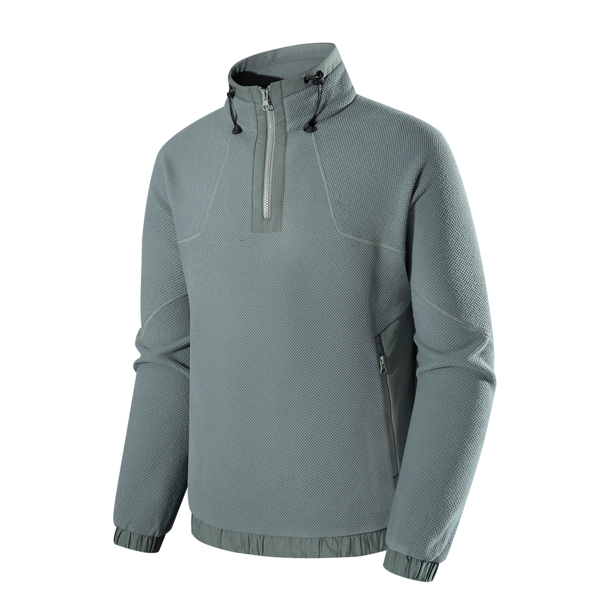 Half-zip stand-up collar pullover jacket - YM5JKA701