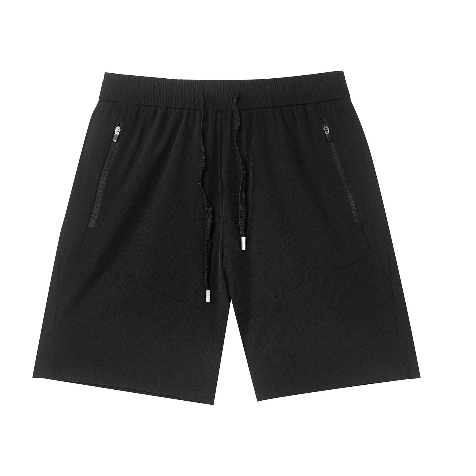 Elastic casual fine-checkered shorts-YM5DKA720
