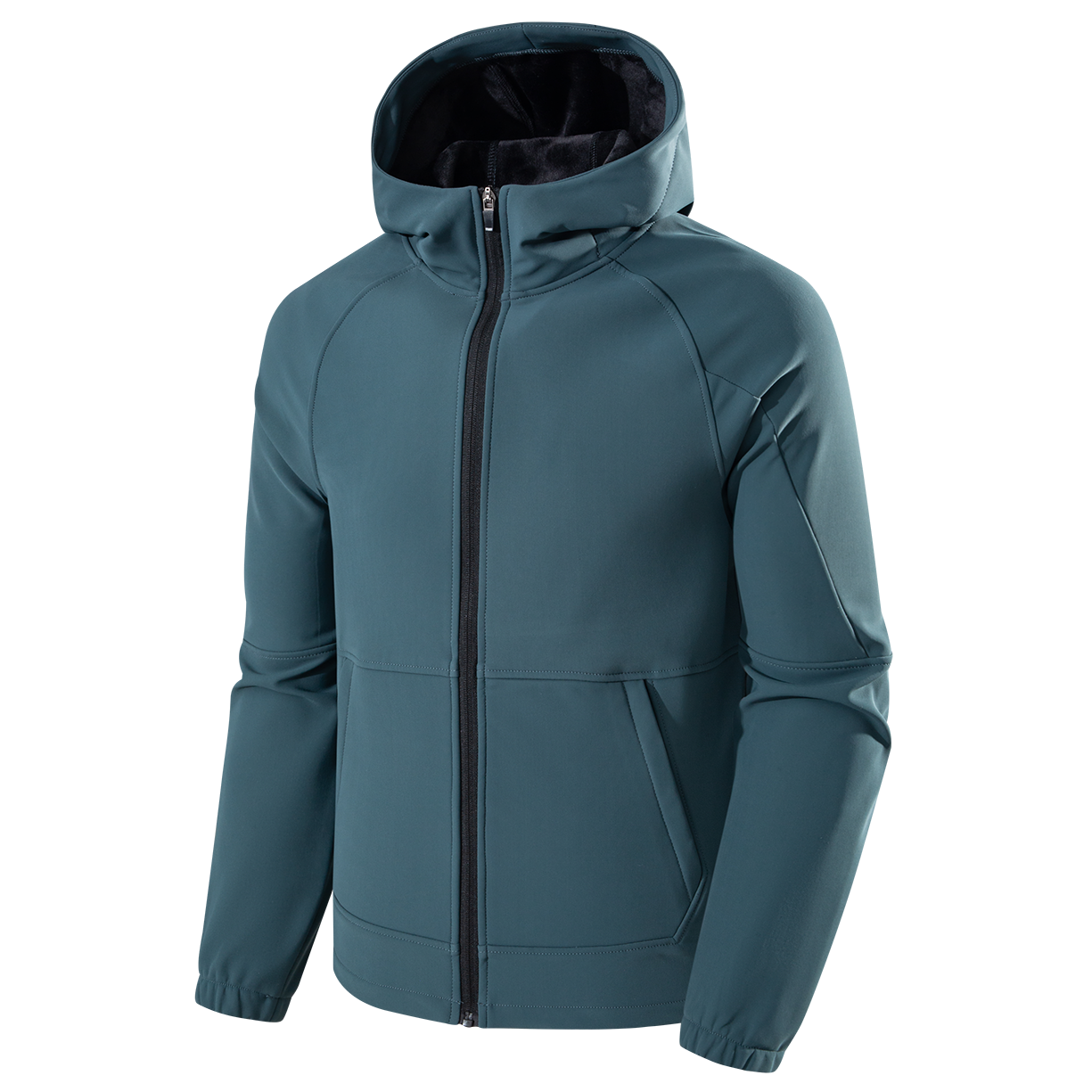 Hooded waterproof Plush coat-YM4JKA593