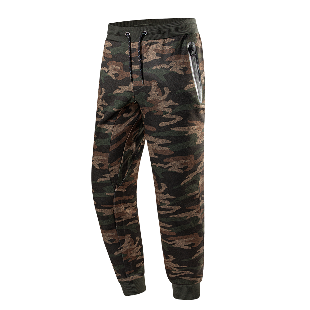 Men's knitted slacks camouflage trousers-YM4CKA386