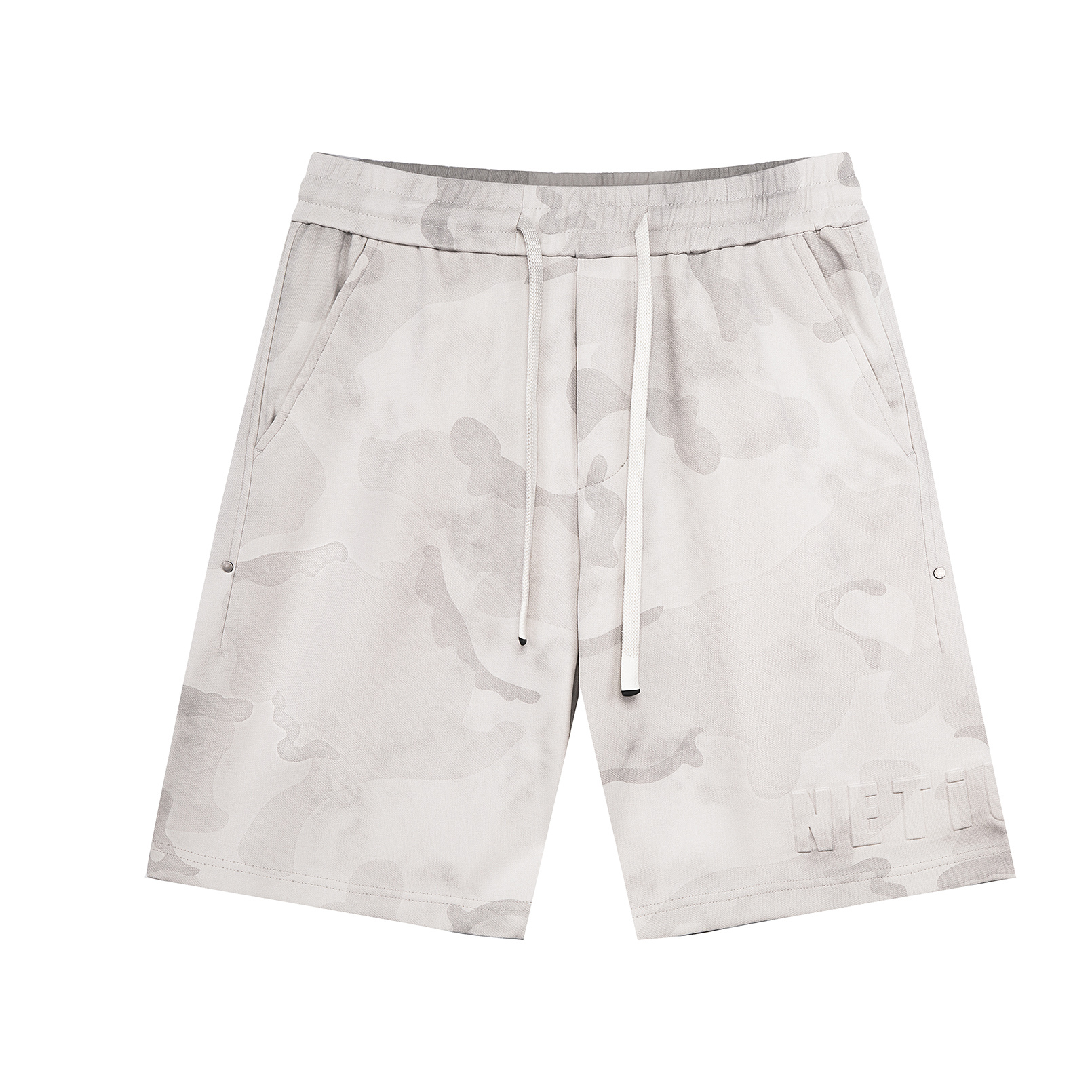 Camouflage loose shorts-YM5DKA736