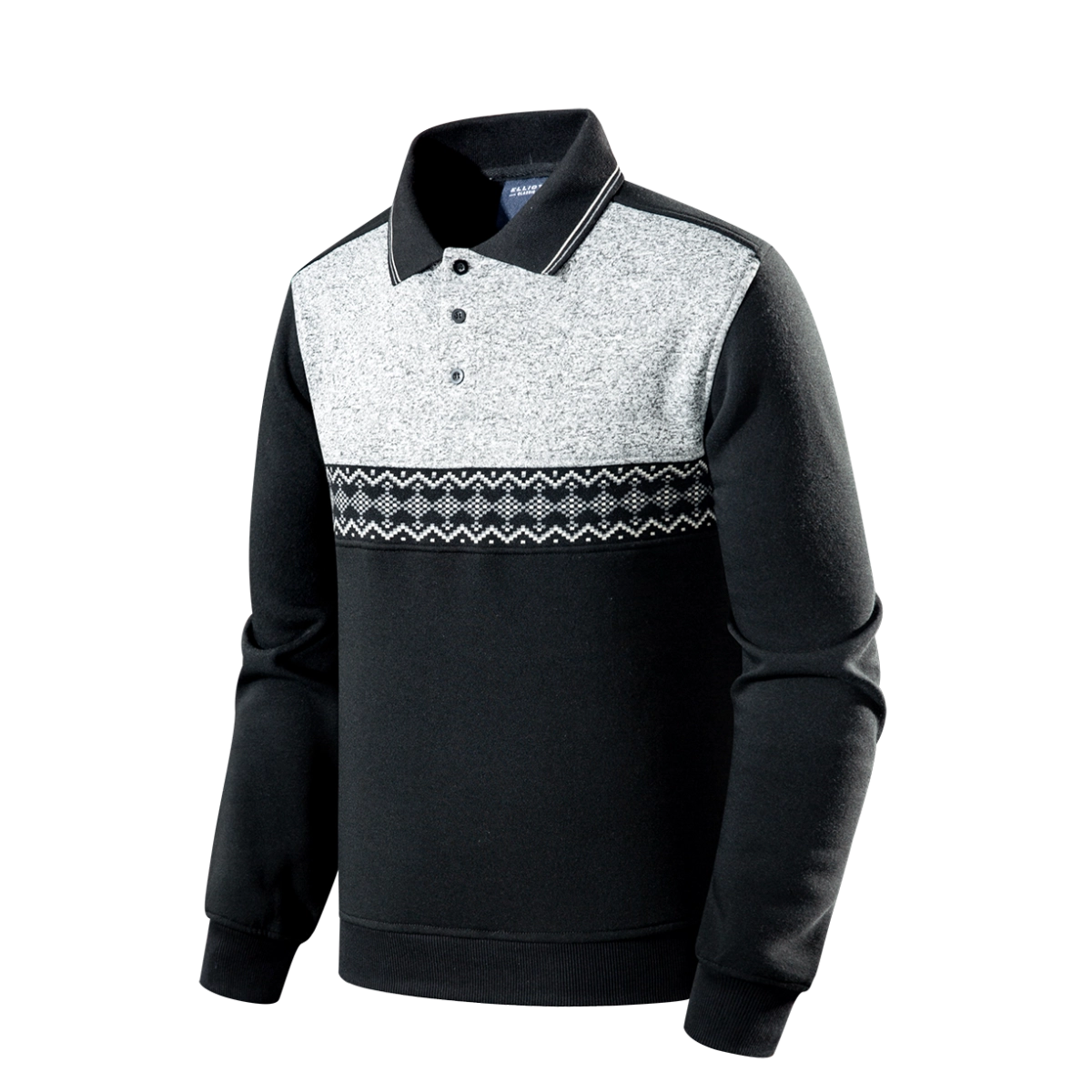 Men's TC Sweatshirt Fabric POLO Shirt-YM4CPA076