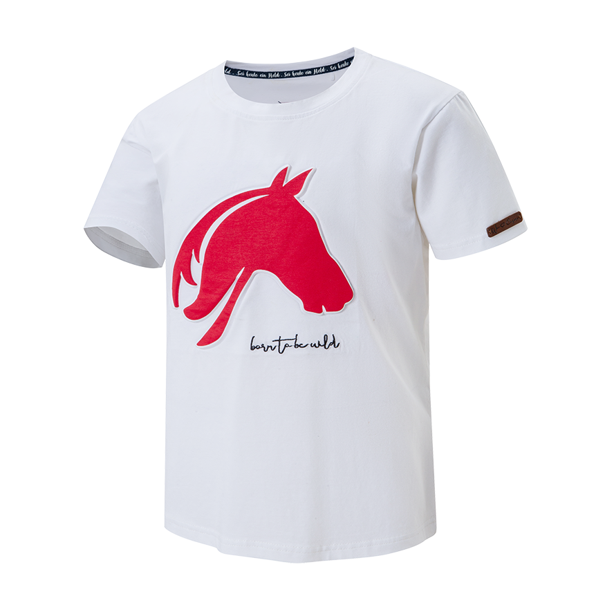Cotton round neck short T-shirt-YK4TXA035