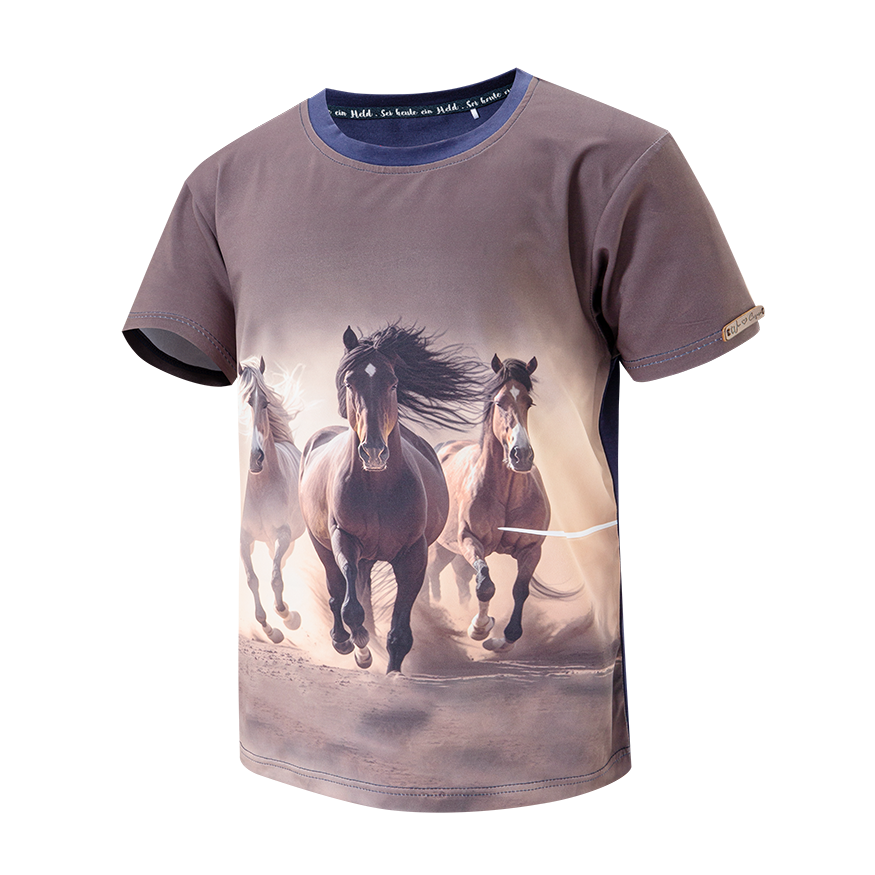 Round neck printed T-shirt-YK4TXA038