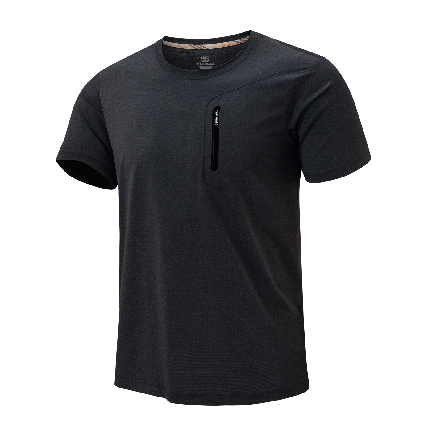 Round neck short-sleeved sports quick-drying T-shirt-YM5TXA643