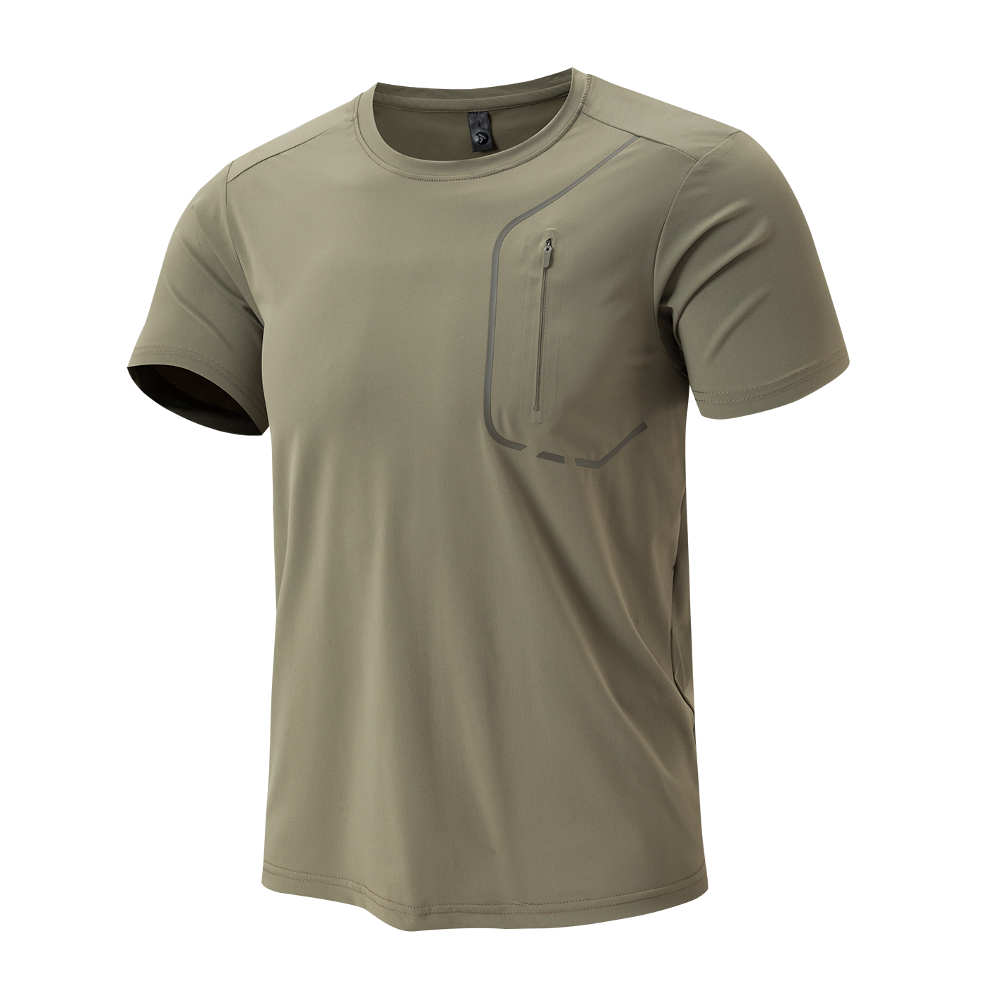 Round neck short-sleeved sports quick-drying T-shirt - YM5TXA657