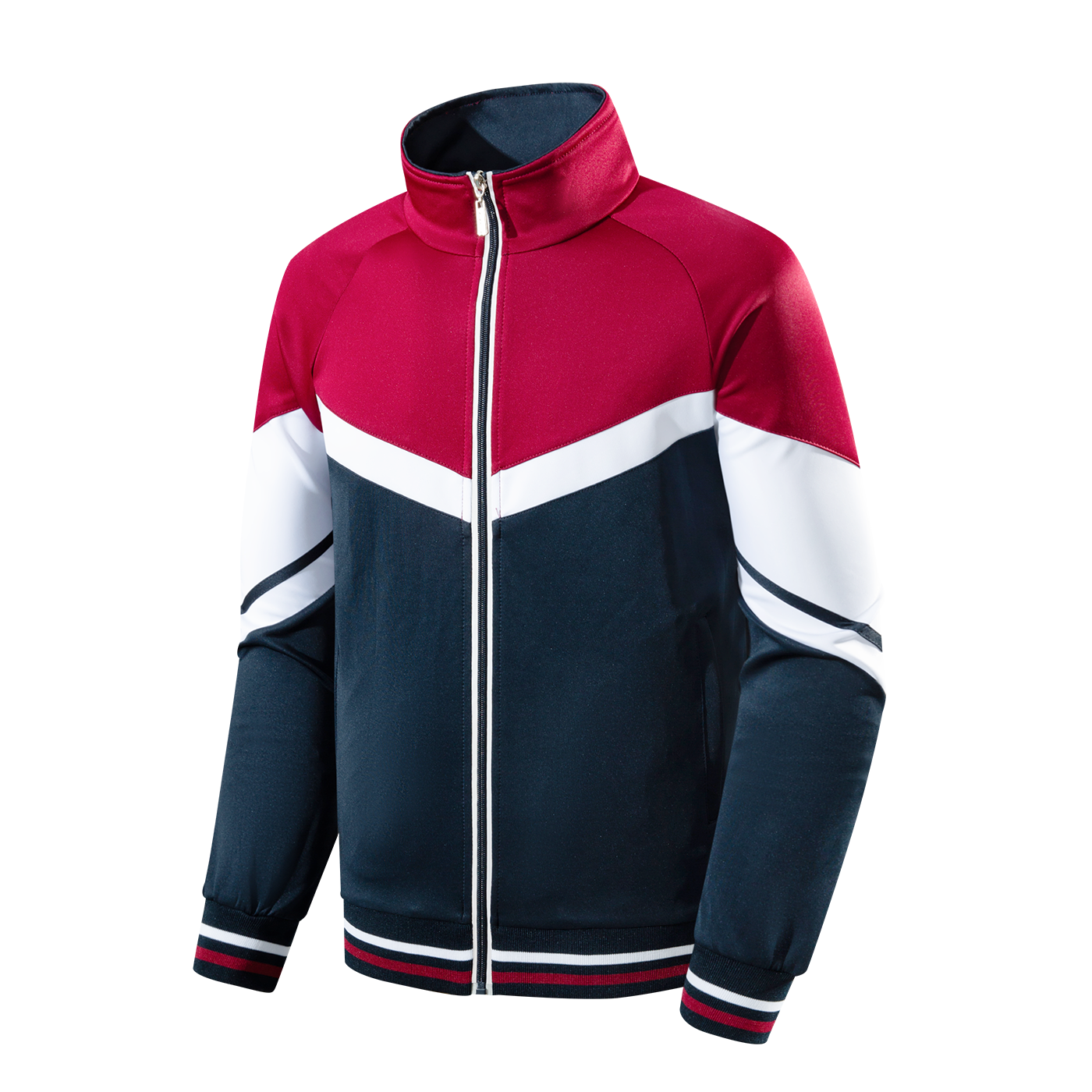 Men's standing collar sports jacket