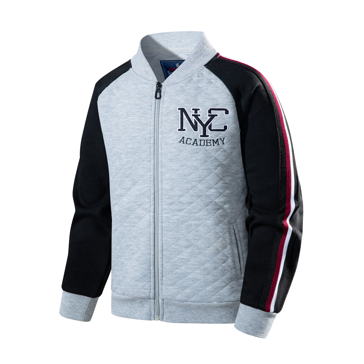 Jacquard baseball jacket-YK4JKA001