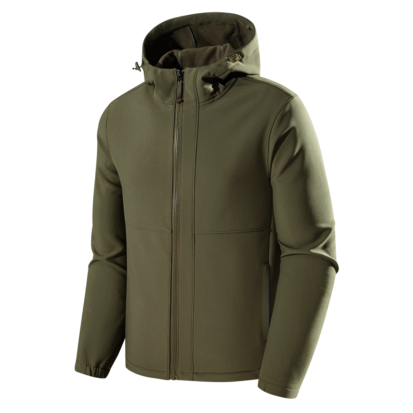 Hooded softshell waterproof jacket - YM5JKA637
