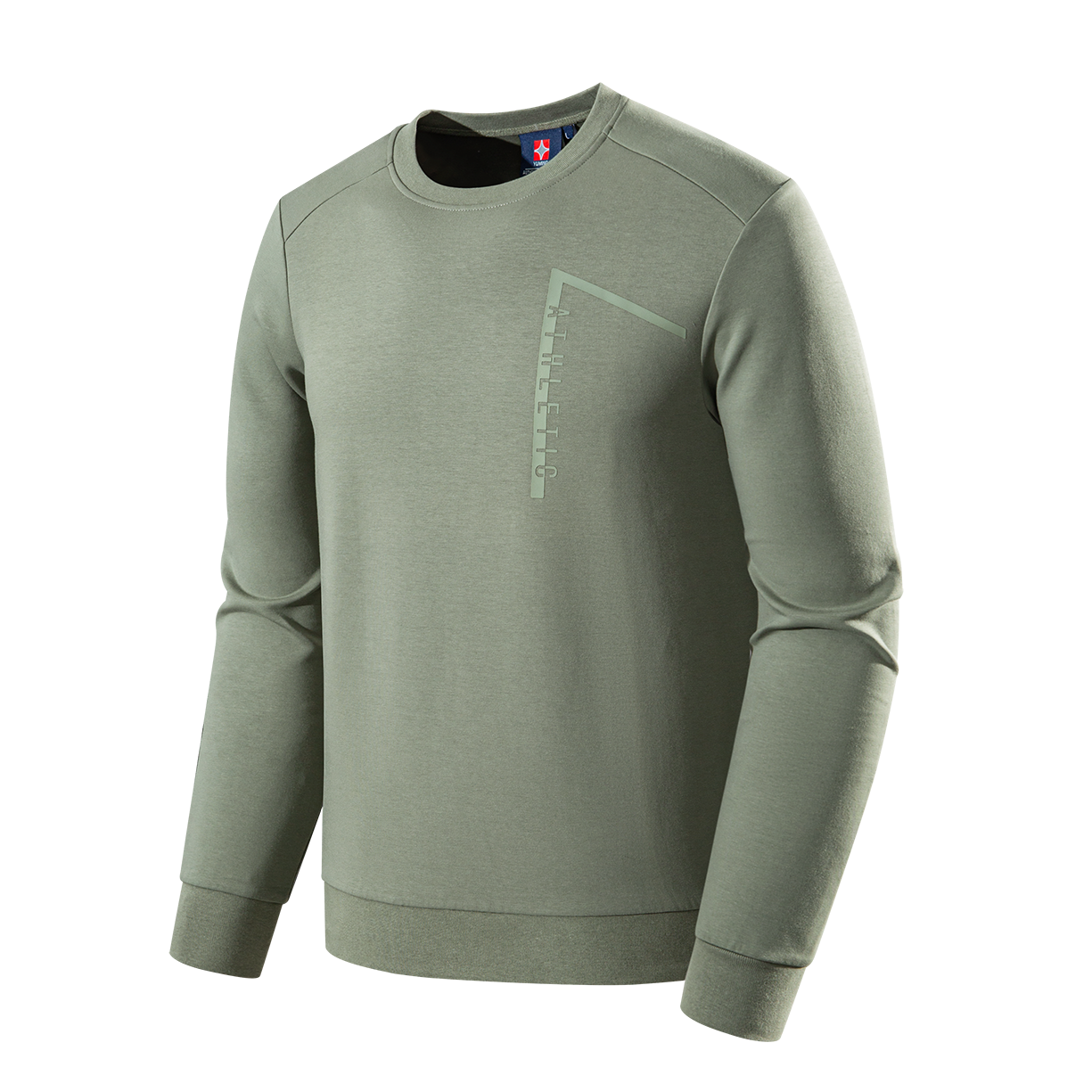 Air Layer Round Neck Pullover Sweatshirt - YM4WYA576