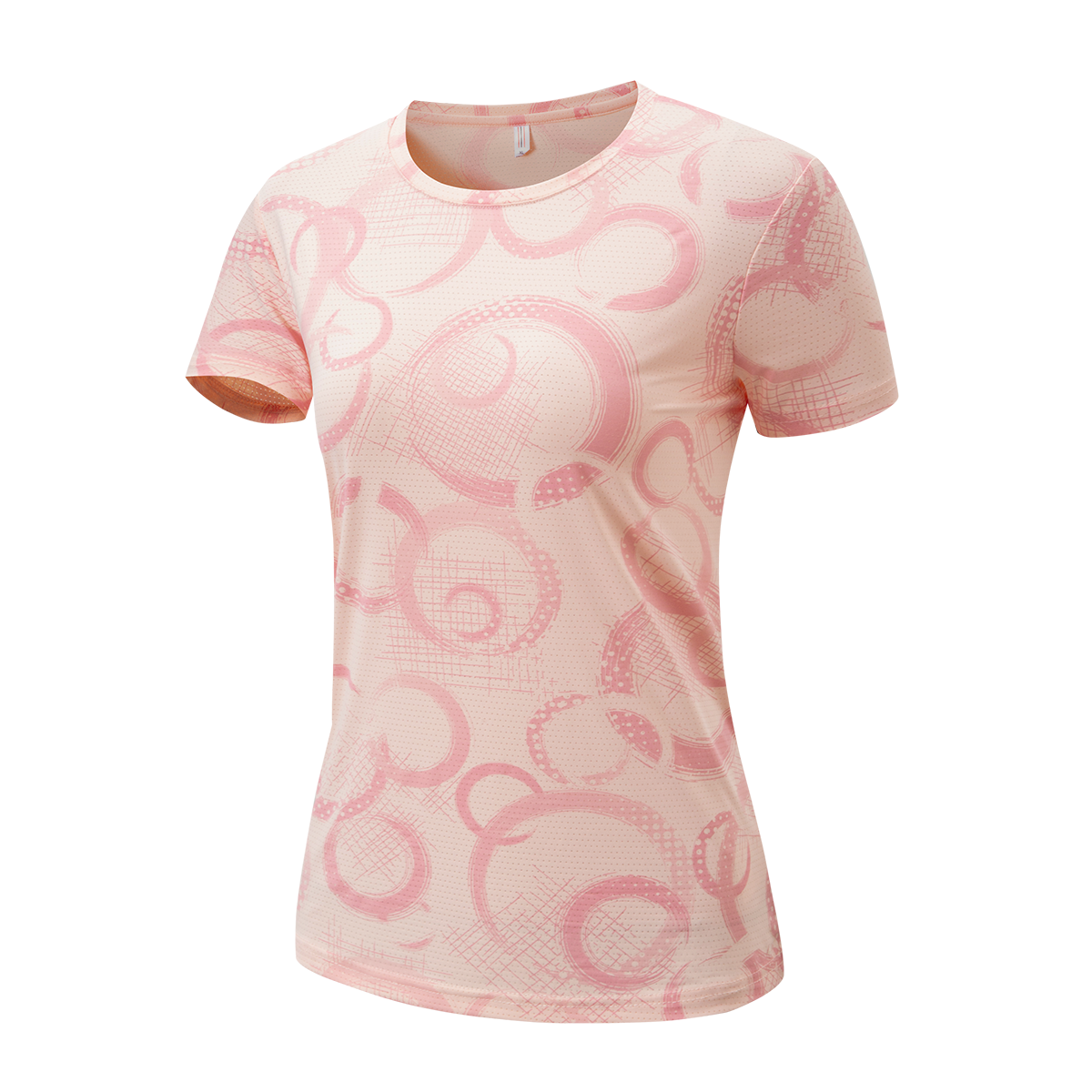 Short-sleeved sports ice silk quick-drying printed T-shirt - YW5TXA074
