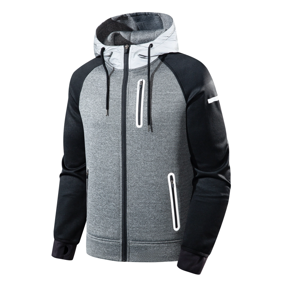 Men's Knit Sweatshirt Jacket-YM4WYA015