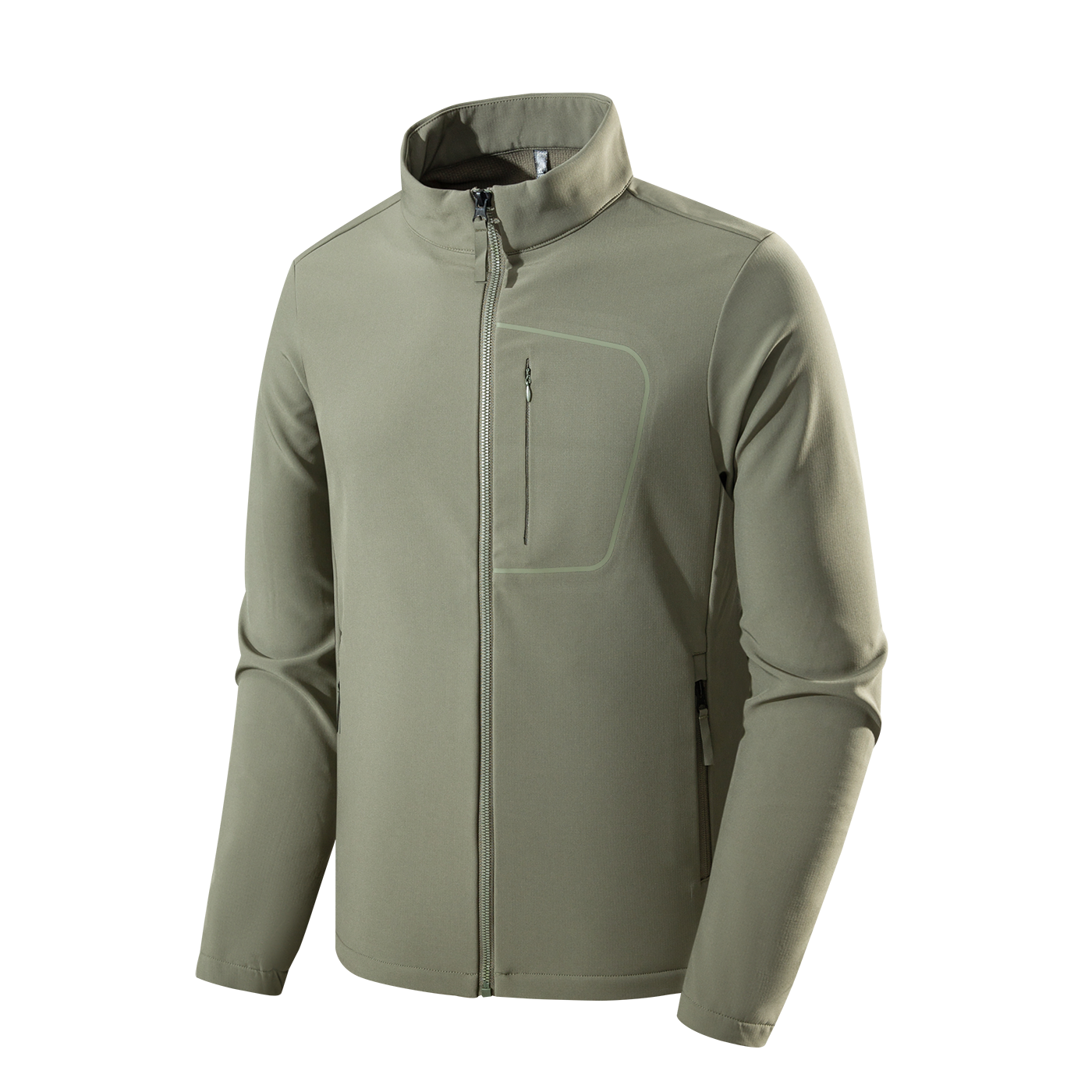 Men's standing collar outdoor hiking suit