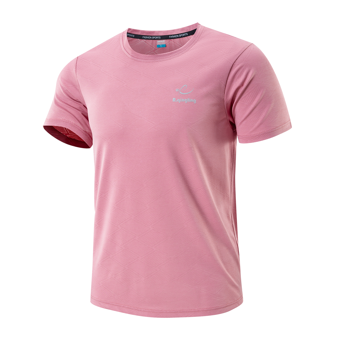 Camiseta de manga corta de seda heladaYM4TXA207