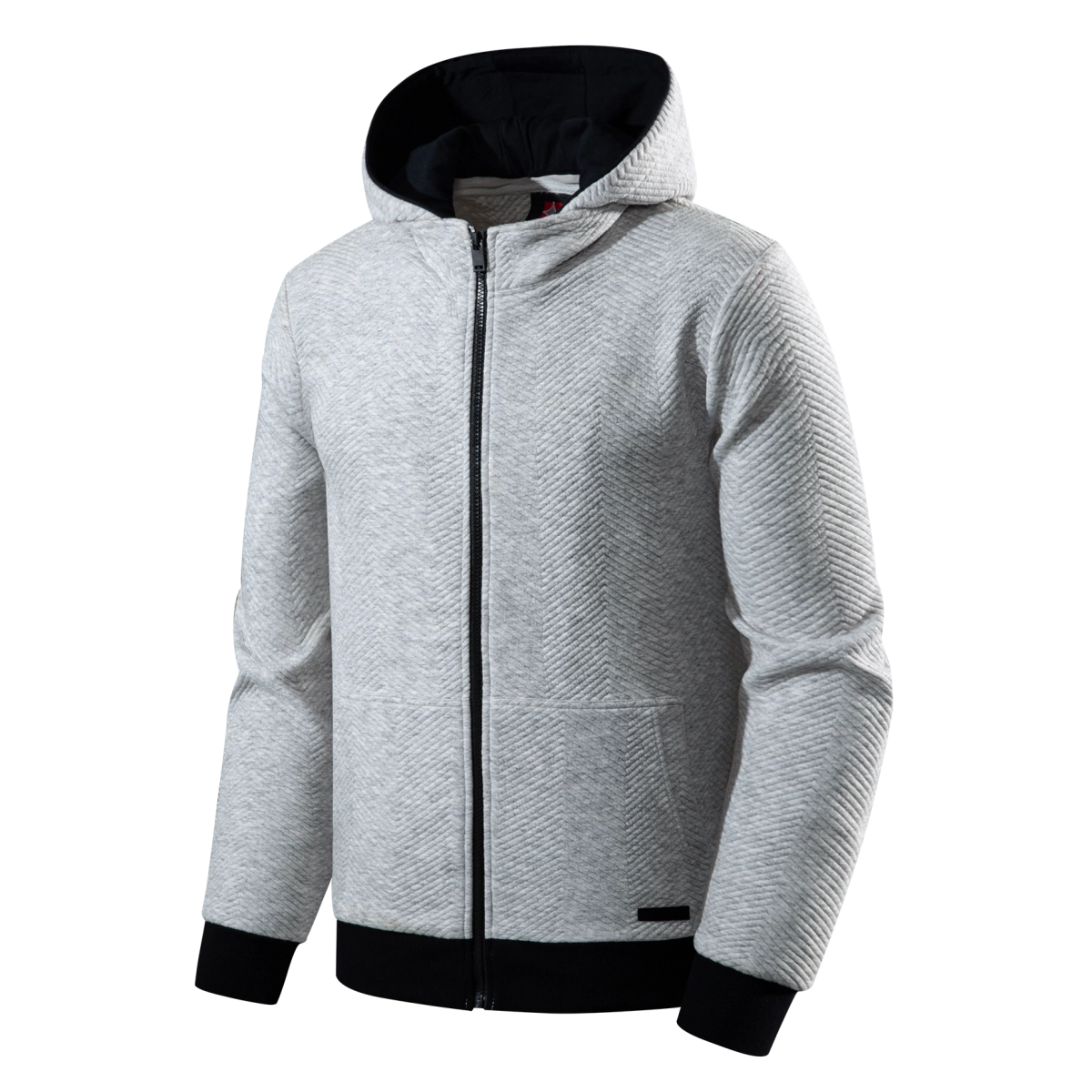 Men's Knit Sweatshirt Jacket-YM4JKA029