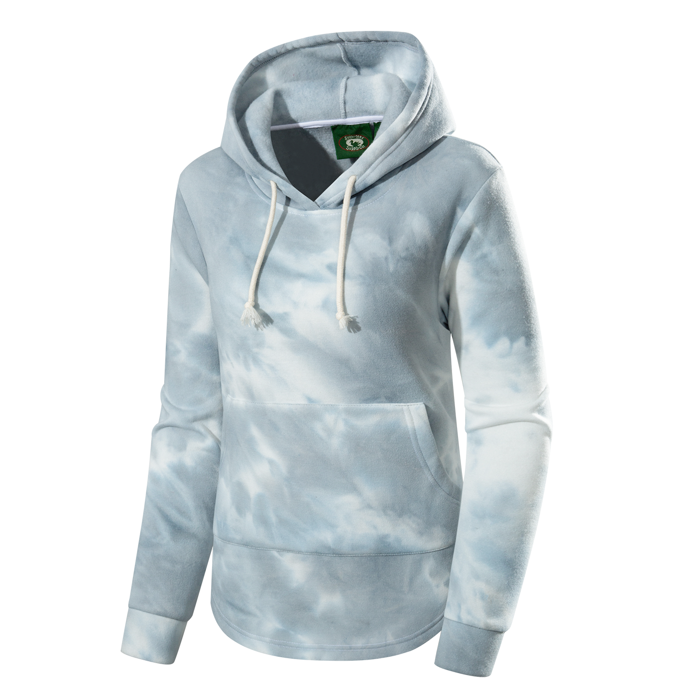 Tie dye hooded pullover-YW4WYA053