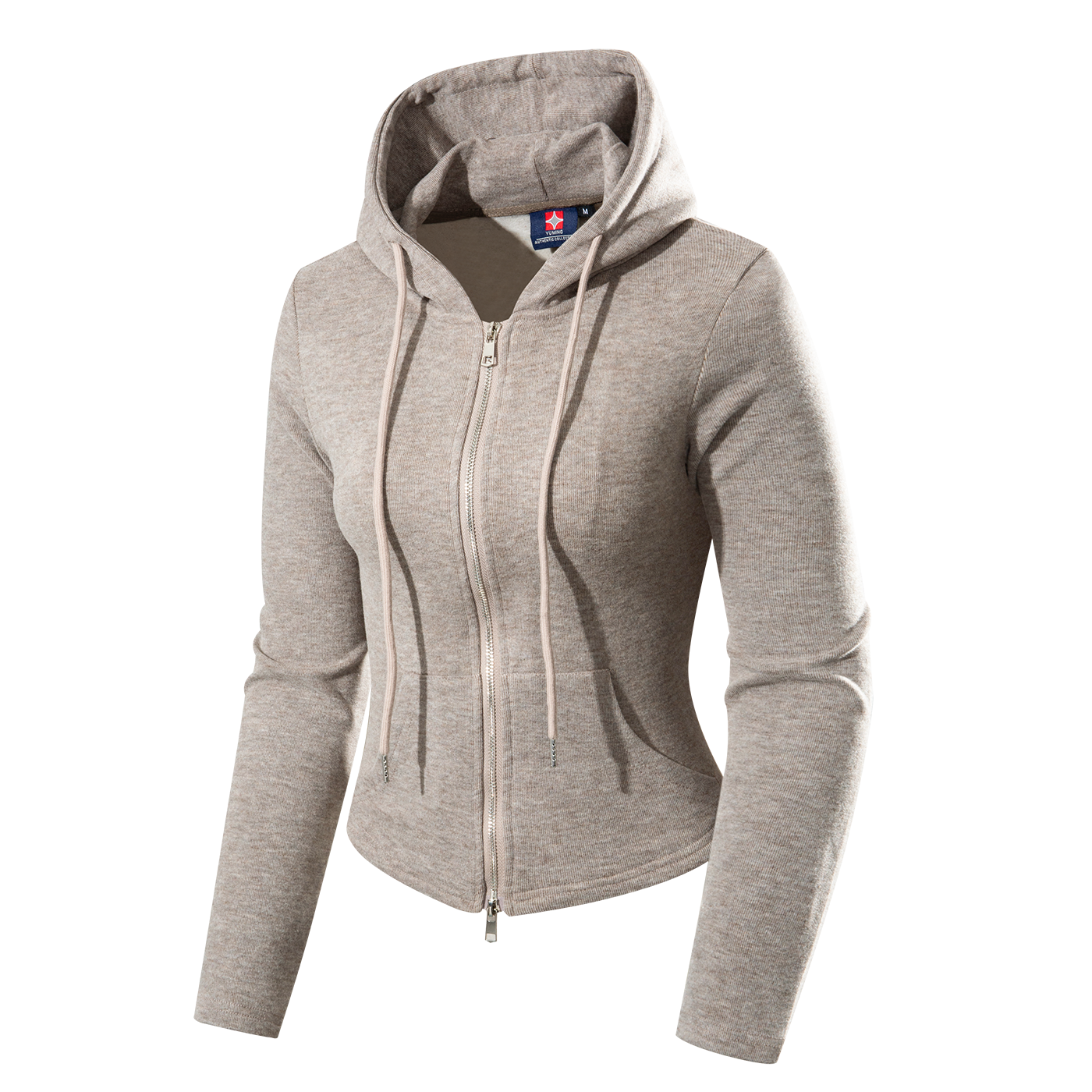 Velvet Hooded short jacket