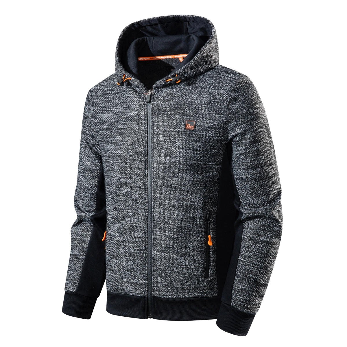 Men's Knit Sweatshirt Jacket-YM4WYA014