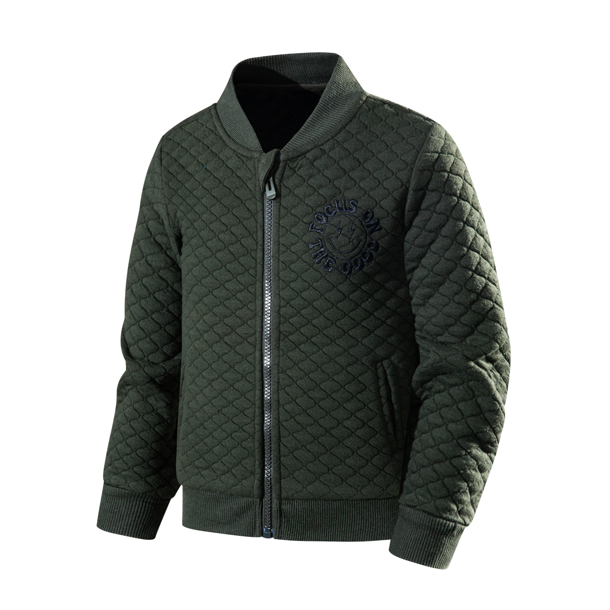 Jacquard baseball jacket-YK4JKA002