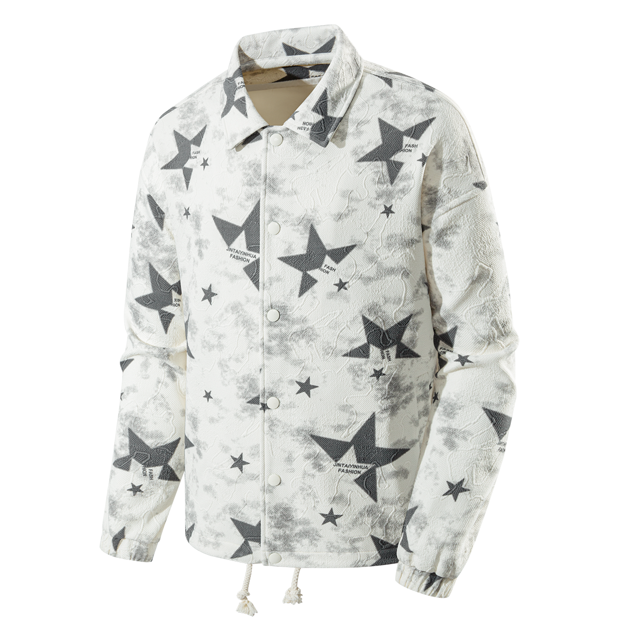 Jacquard printed long sleeve shirt - YM4CSA583
