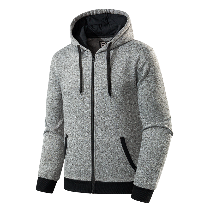 Men's hooded zip-up sweatshirt-YM4WYA330