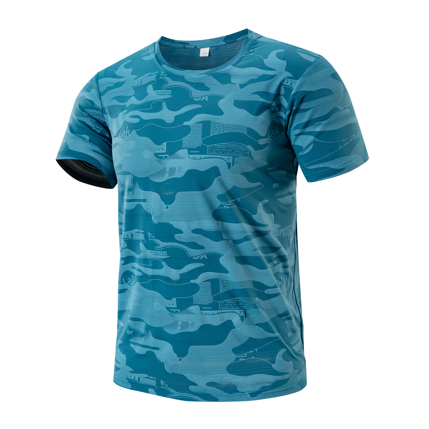 Camiseta de manga corta de seda heladaYM4TXA204