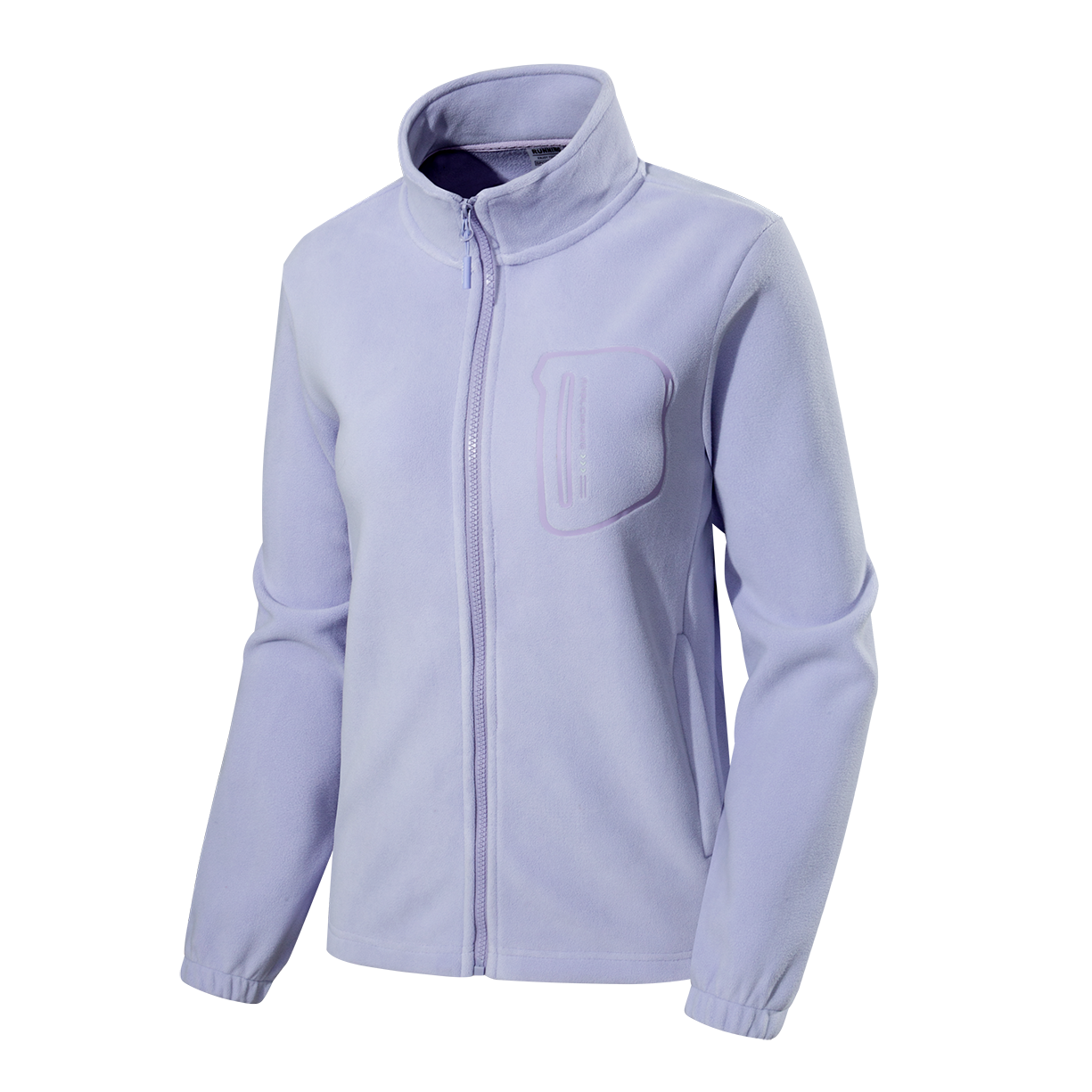 Standing collar fleece jacket-YW4JKA066
