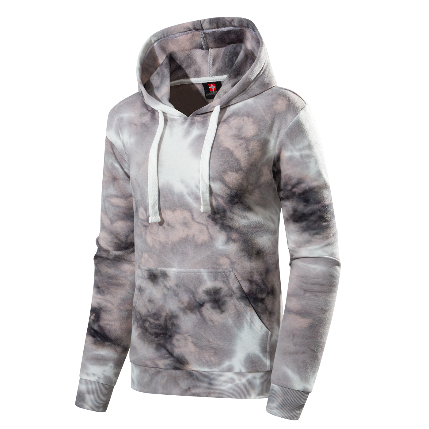 Tie dye hooded pullover-YW4WYA048