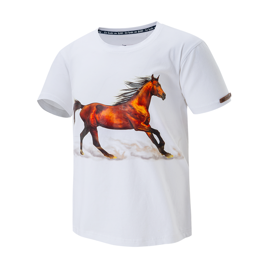 Cotton round neck short T-shirt-YK4TXA036