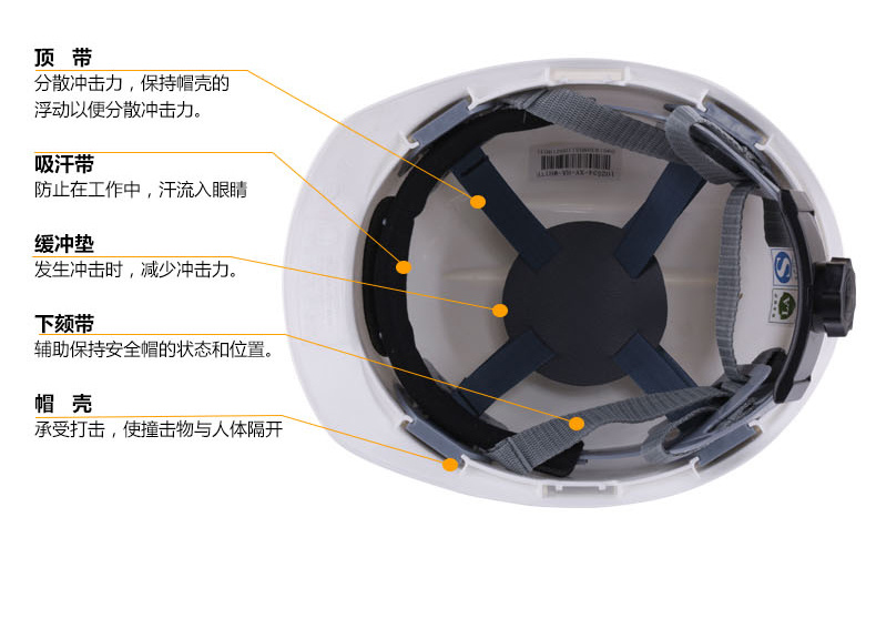 北京力达HA高强度安全帽 工地施工防砸建筑劳保安全头盔