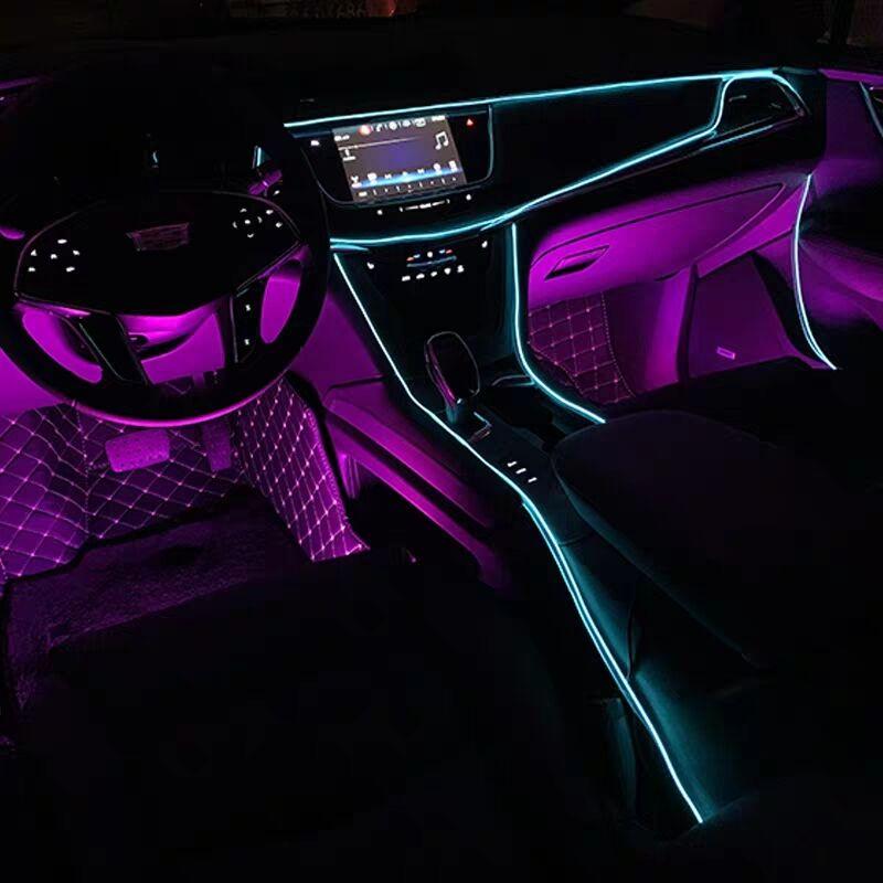 Color selection and matching of interior ambient lights