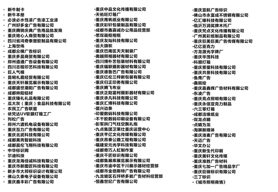 展商名录3