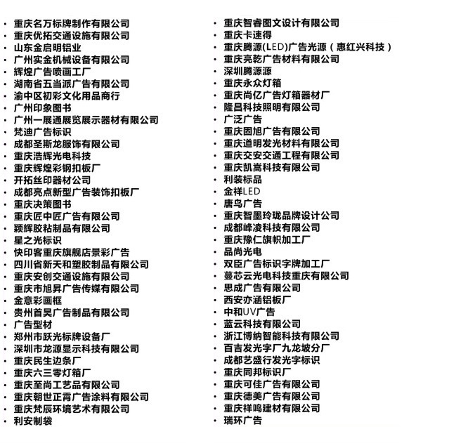 展商名录2