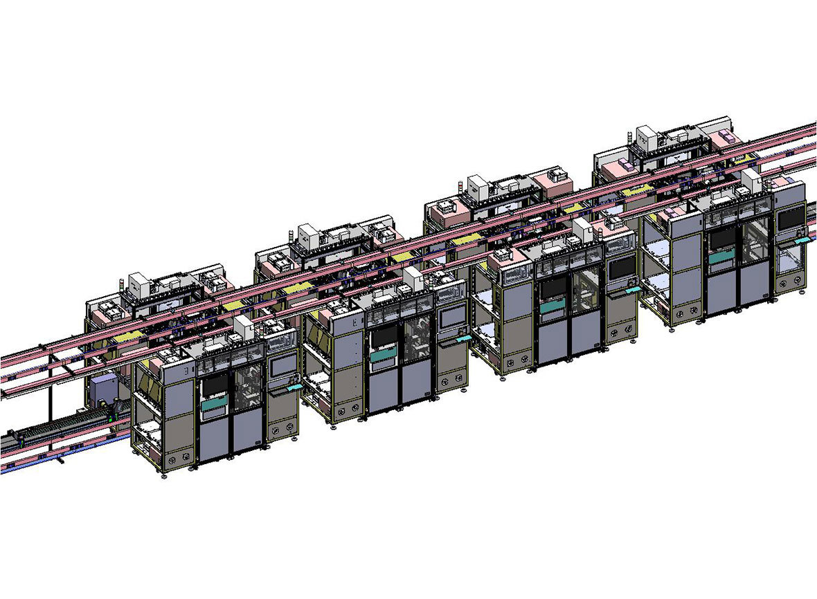 Fully automatic test line