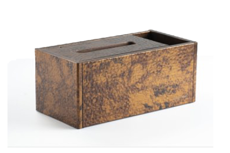 Regular Tissue Box-Peacock Copper (Hammer)