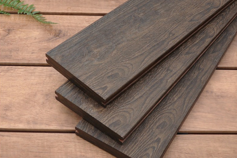 Outdoor solid floor-walnut black