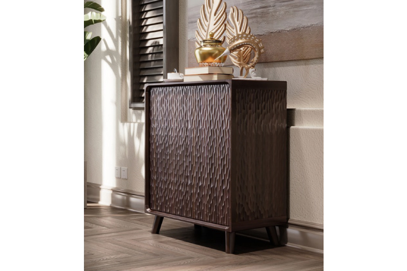 Entrance Cabinet-Black Gold