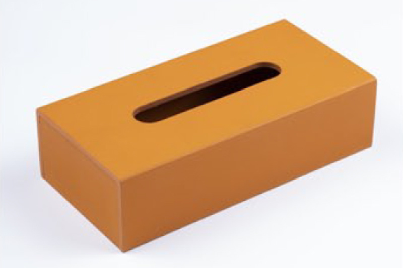 Rectangular Tissue Box-LV Yellow