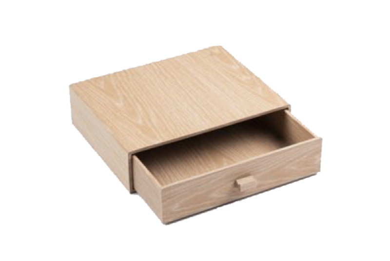 Horizontal dental box-oak color