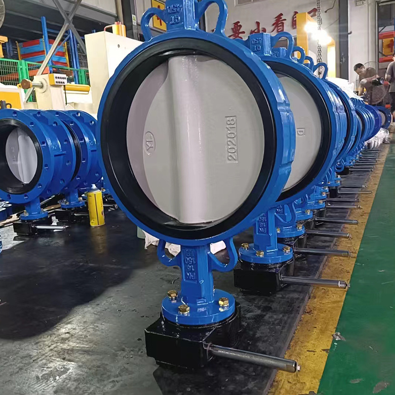 Wafer throttle valve